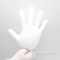 Guantes de nitrilo desechables guantes de nitrilo médico blanco